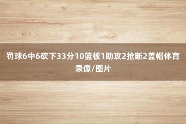 罚球6中6砍下33分10篮板1助攻2抢断2盖帽体育录像/图片