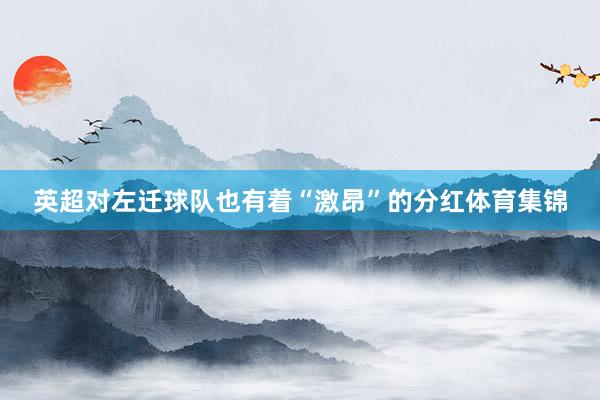 英超对左迁球队也有着“激昂”的分红体育集锦