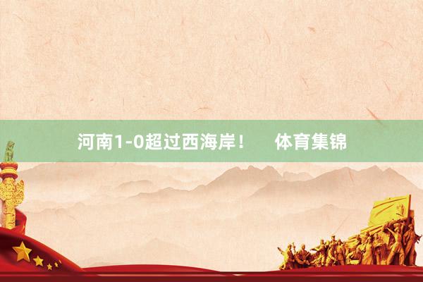 河南1-0超过西海岸！    体育集锦