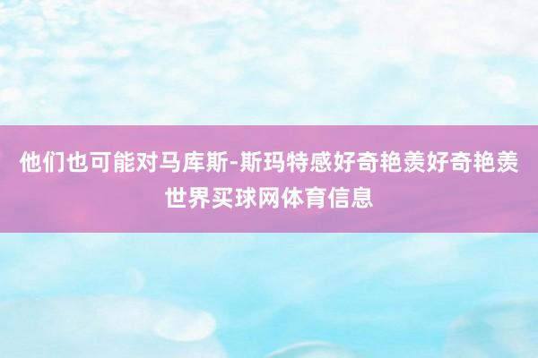 他们也可能对马库斯-斯玛特感好奇艳羡好奇艳羡世界买球网体育信息