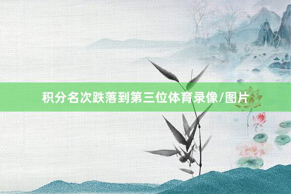 积分名次跌落到第三位体育录像/图片