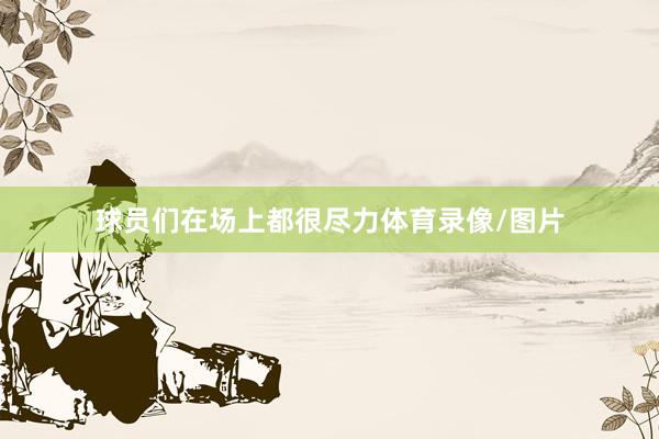 球员们在场上都很尽力体育录像/图片